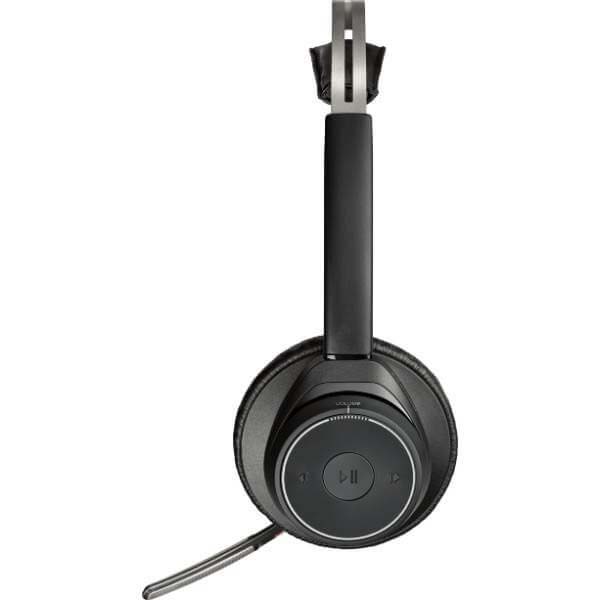 Plantronics Voyager Focus UC B825 Wireless Headset - Noise Cancelling Stereo (Renewed)